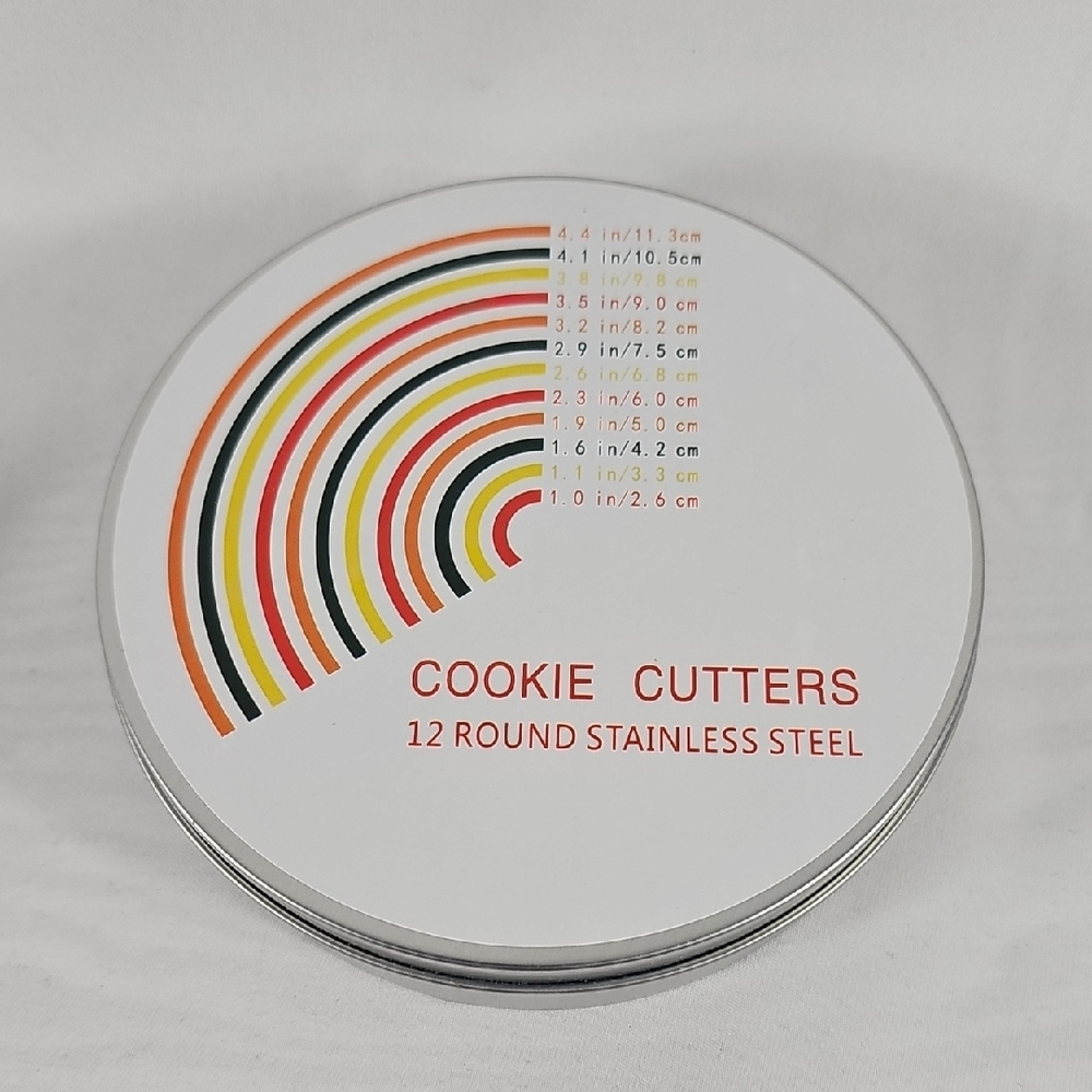 Stainless Steel Cookie Cutters Set - Multicolor